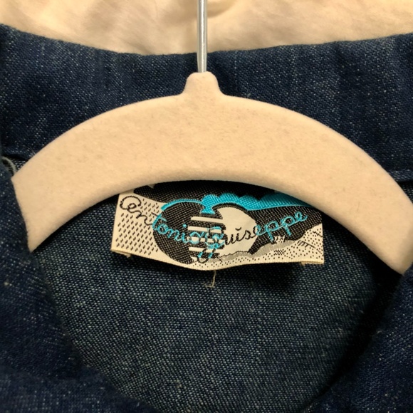 Vintage Antonio Guiseppe Mickey Full Denim Suit Pants and Jacket - Picture 8 of 11